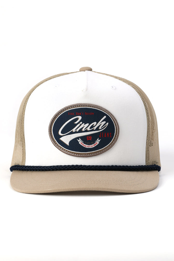 Cinch Mens Khaki Flexfit Cap