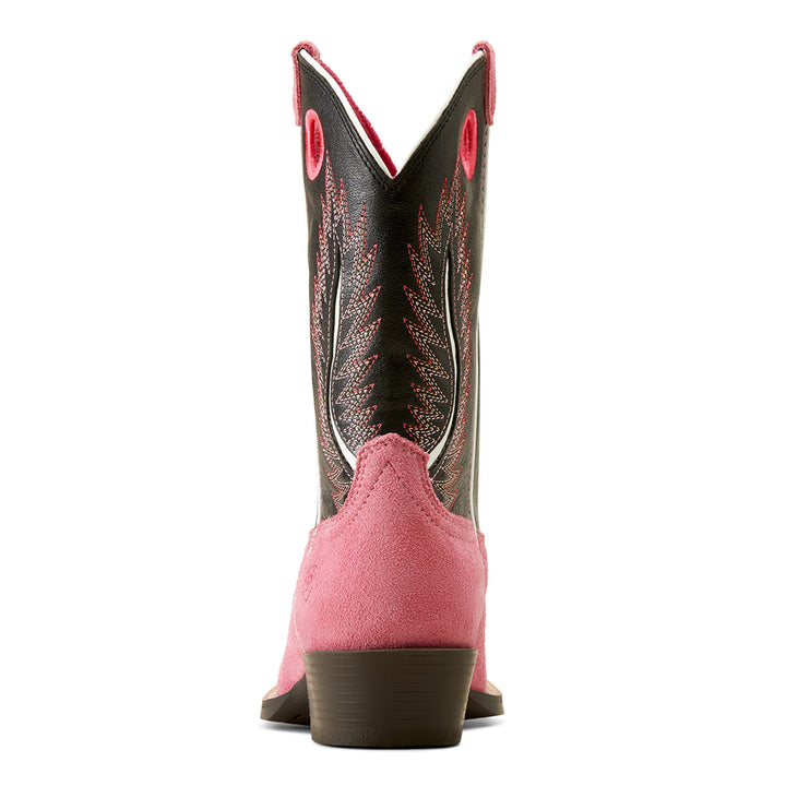 Ariat Girls Pink Suede Boots