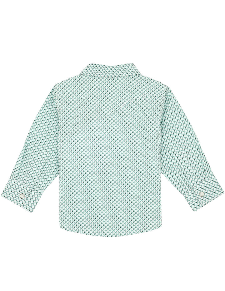 Wrangler Boys Pearl Snap Long Sleeve Shirt
