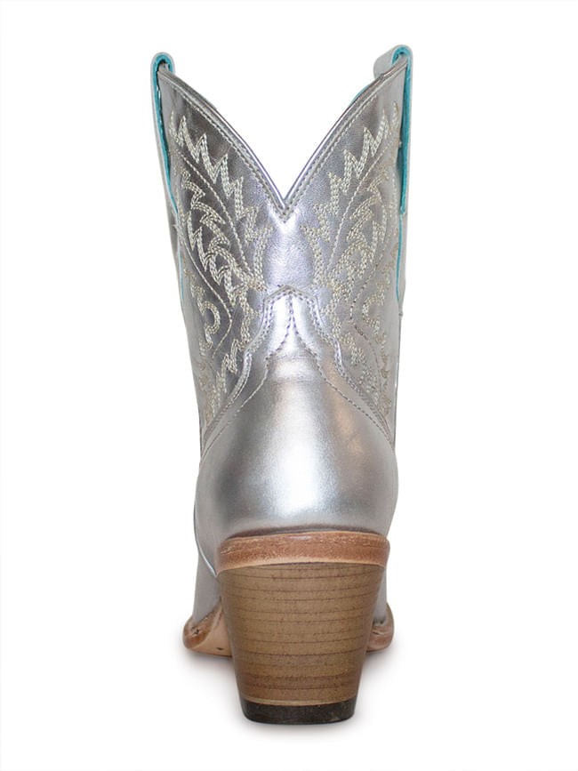 Ladies Corral Silver Booties