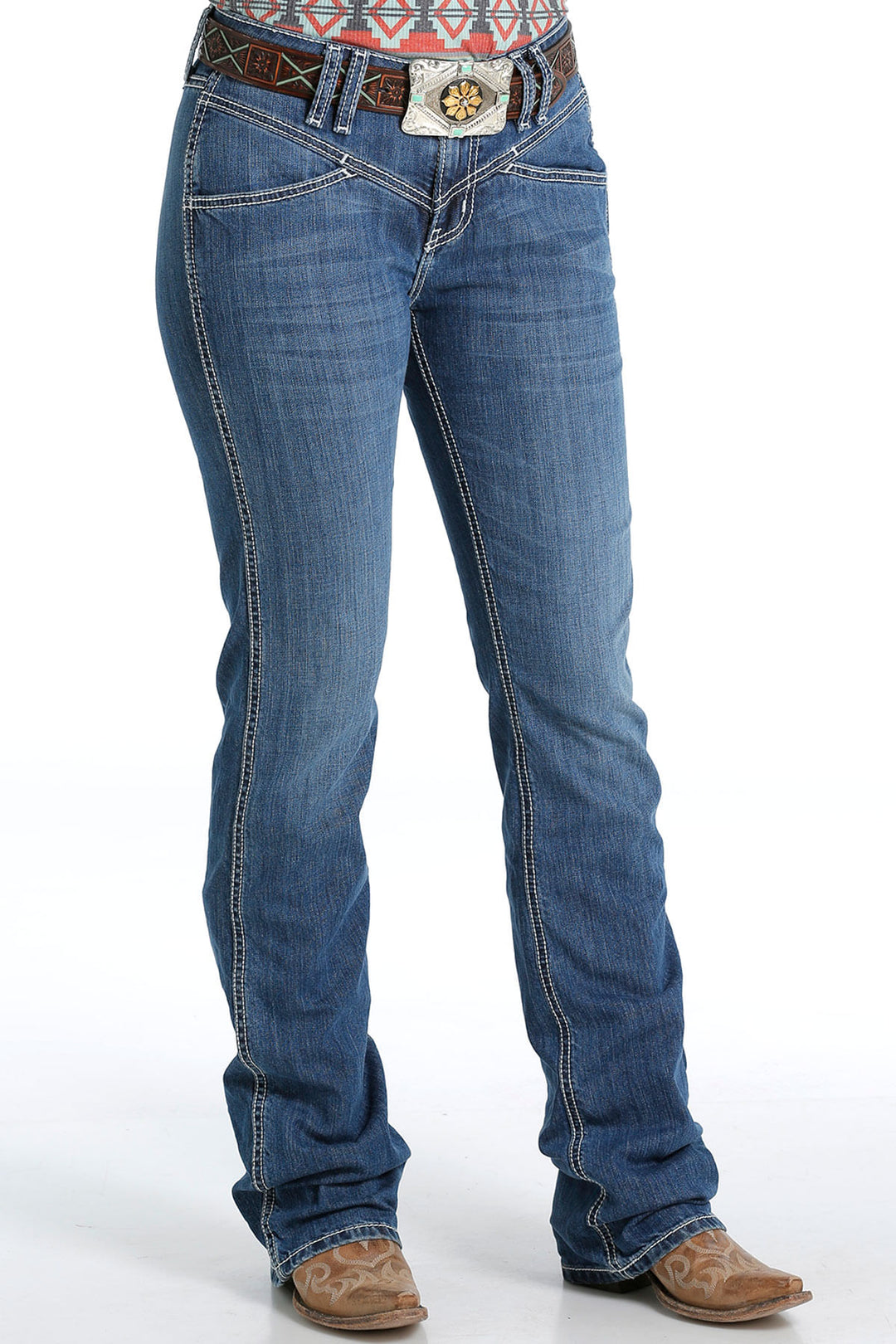 Cinch Womens Hannah Medium Stonewashed Jeans