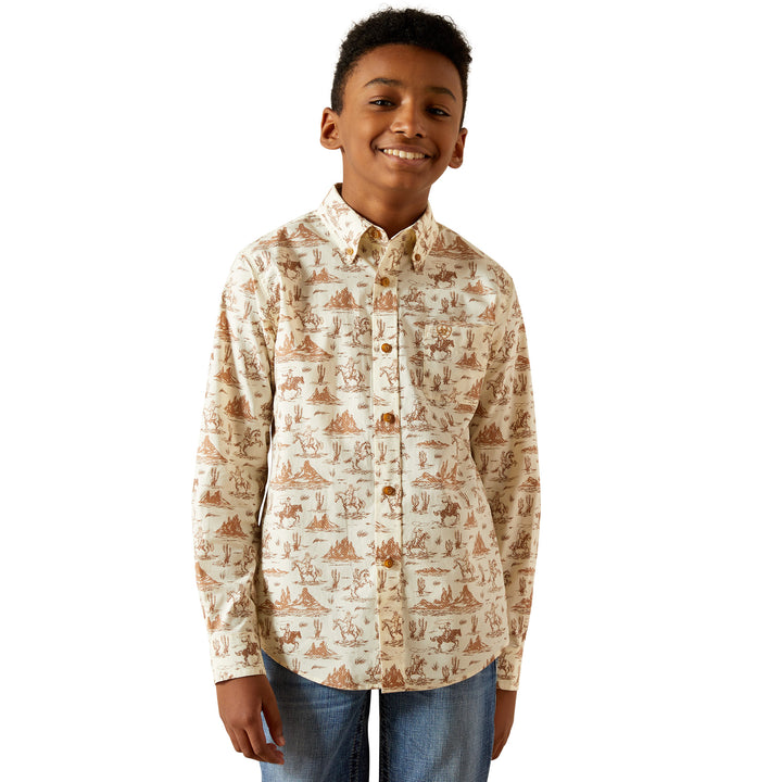 Ariat Boys Saint Classic Fit Shirt
