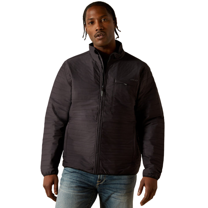 Ariat Mens Dark Grey Wylie Full Zip Jacket
