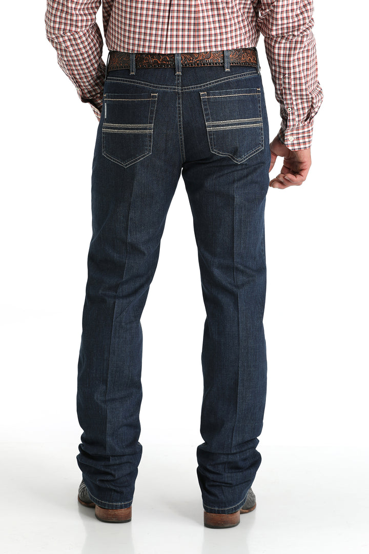 Cinch Mens Slim Fit Dark Stone Silver Label Jeans