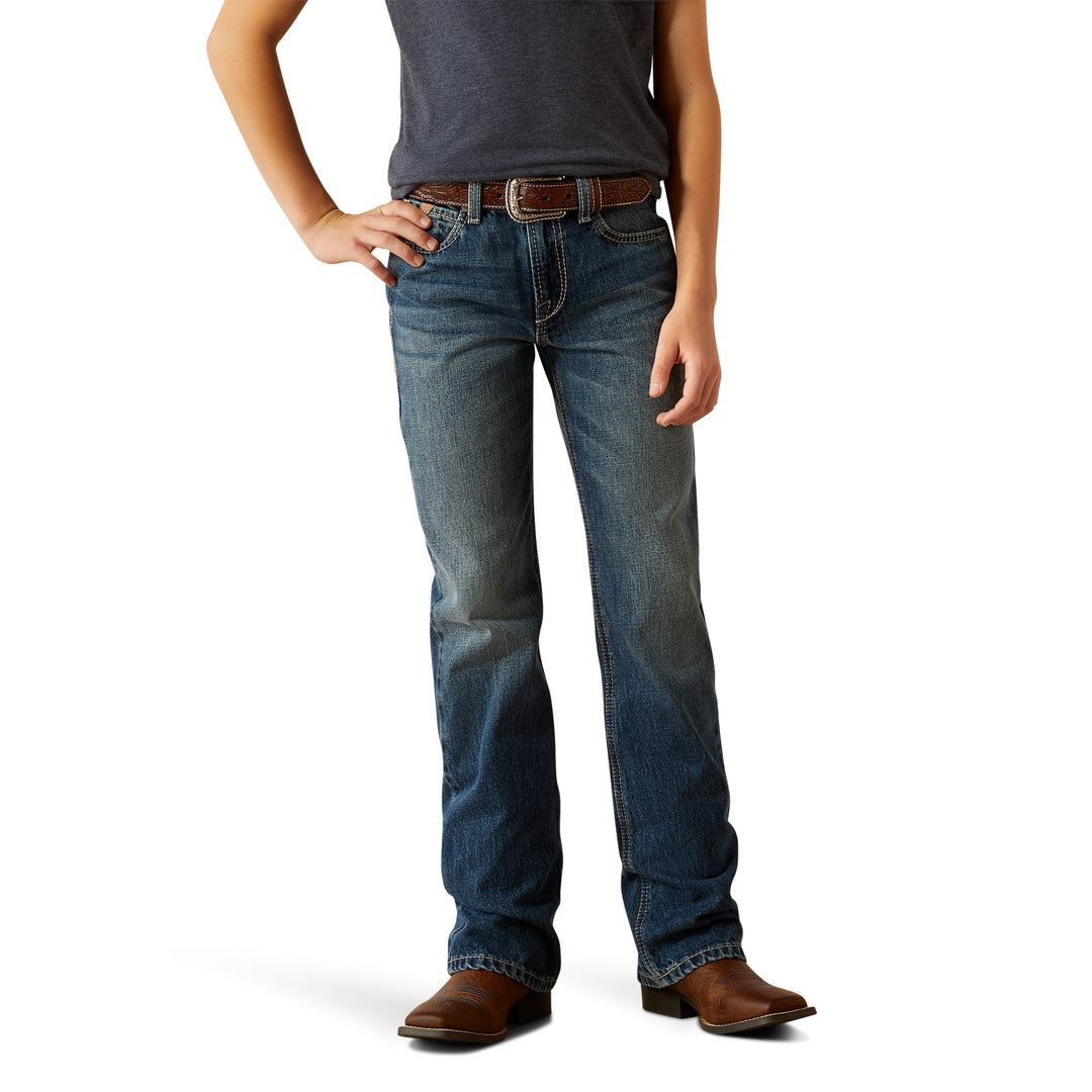 Ariat Boys B4 Relaxed Kelvin Boot Cut Jeans