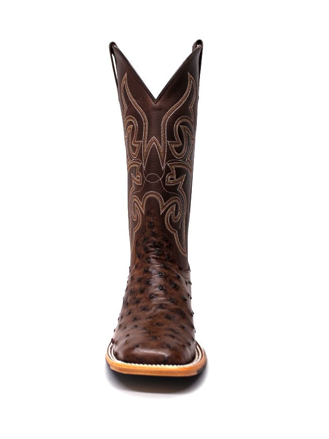 Horse Power Mens Kango Tobacco Full Quill Ostrich Boots