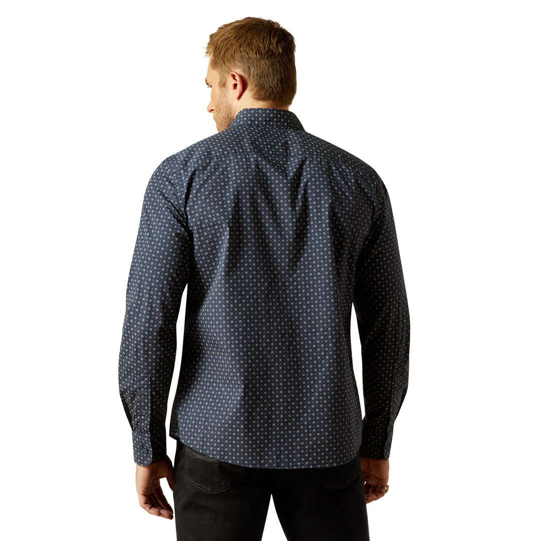 Ariat Mens Navy Mylo Modern Fit Shirt