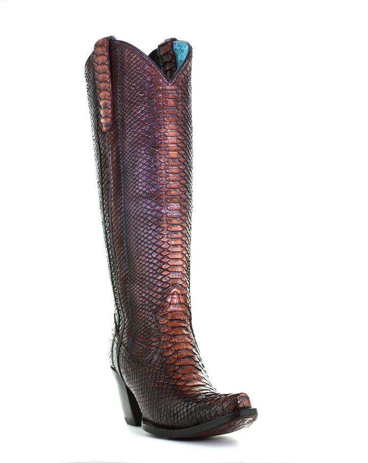 Corral Ladies Brown Python Tall Top