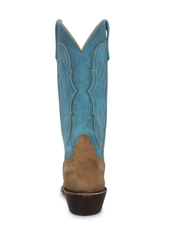 Ladies Anderson Bean Mesquite Smoked Bacon Turquoise Boots