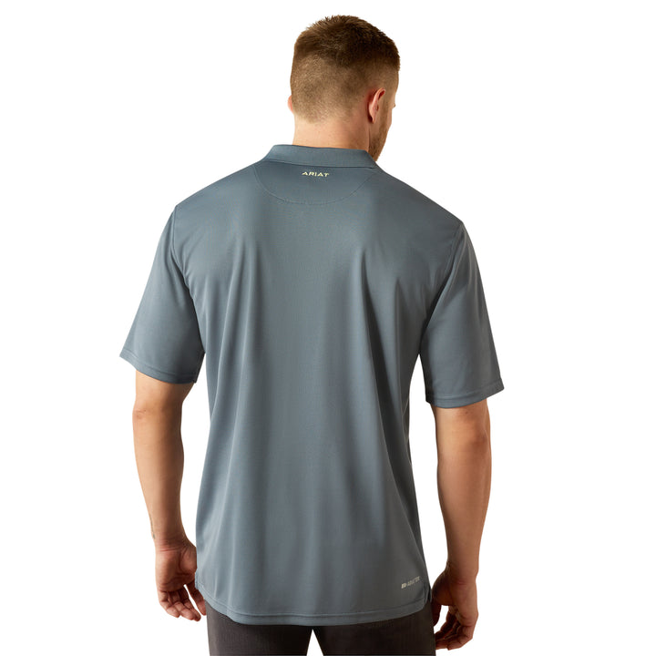 Ariat Mens Grey TEK Polo