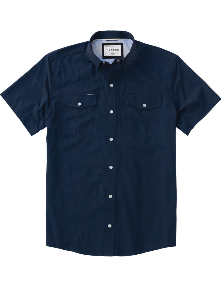 Poncho Mens The Del Mar Short Sleeve Shirt