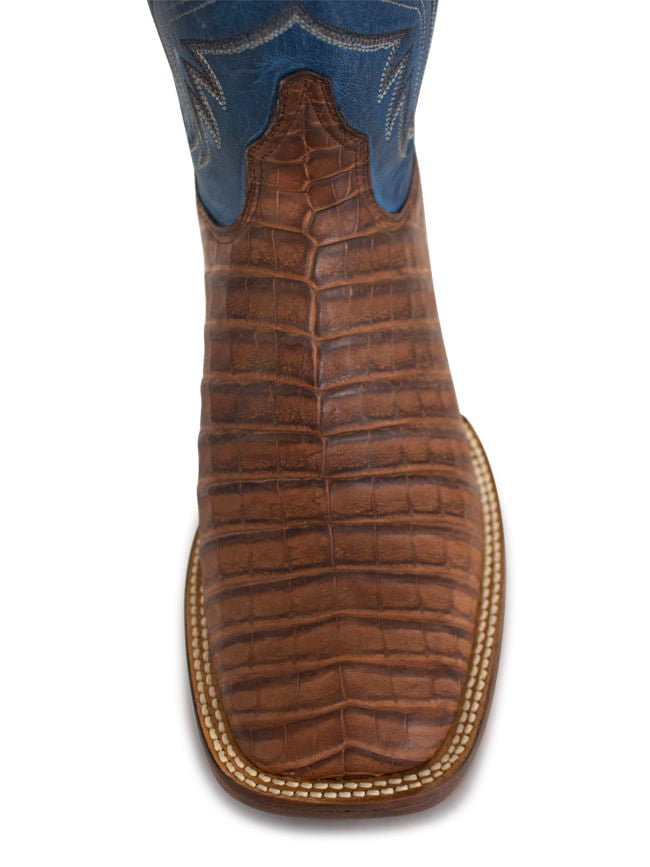 Black Jack Barnwood Caiman Crocodile Belly