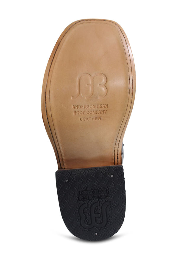 Anderson Bean Kids Black Impostrich Boots