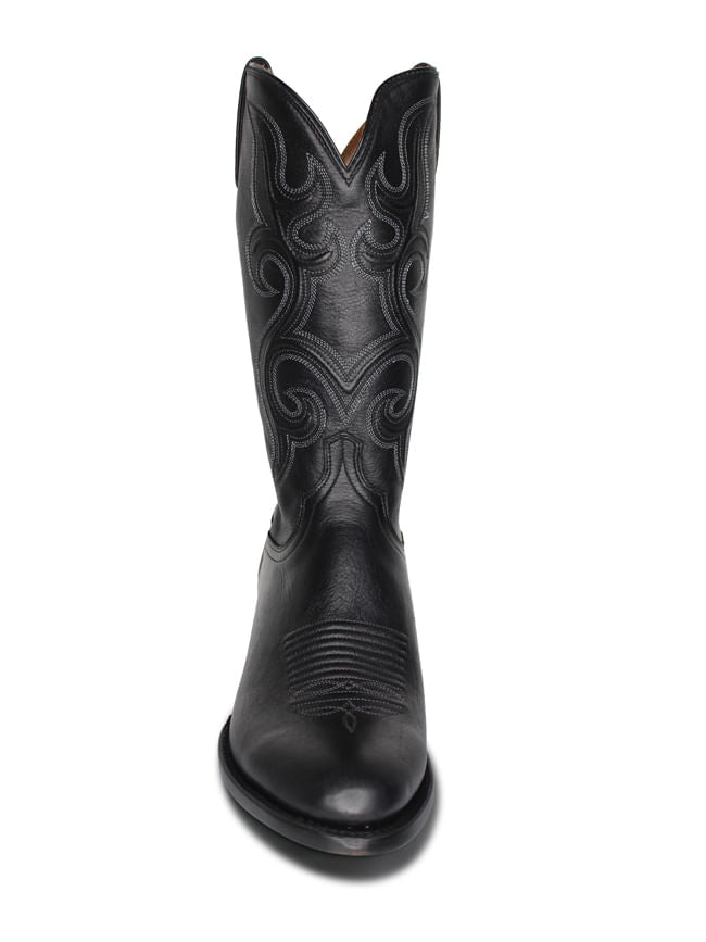 Lucchese Mens Baker Black Boots