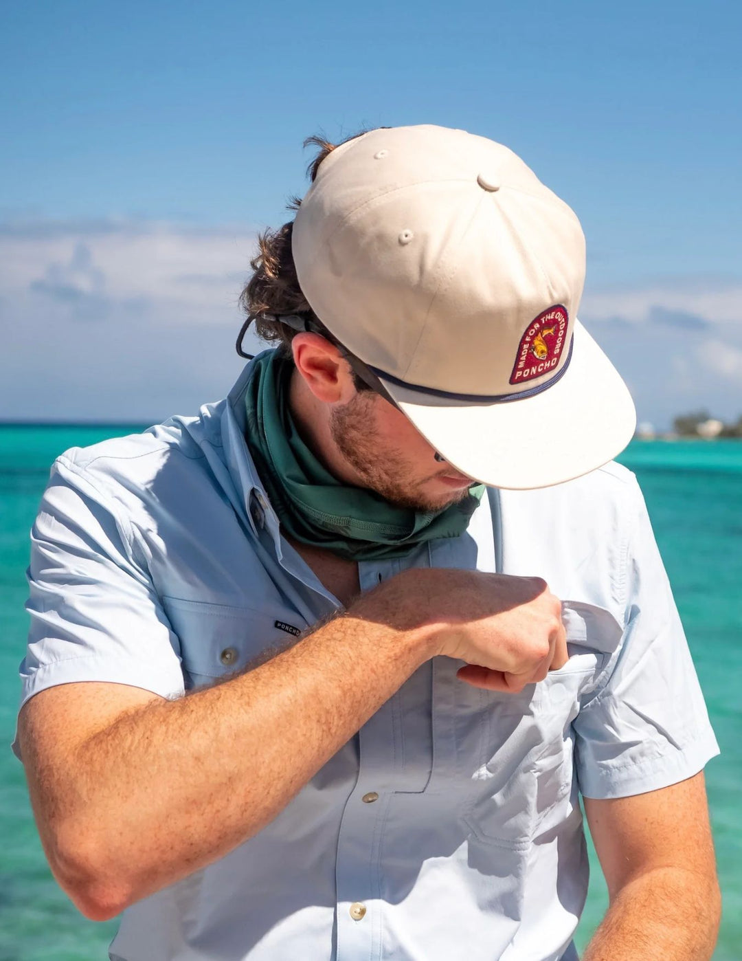 Poncho Mens The Anchoa Short Sleeve Shirt