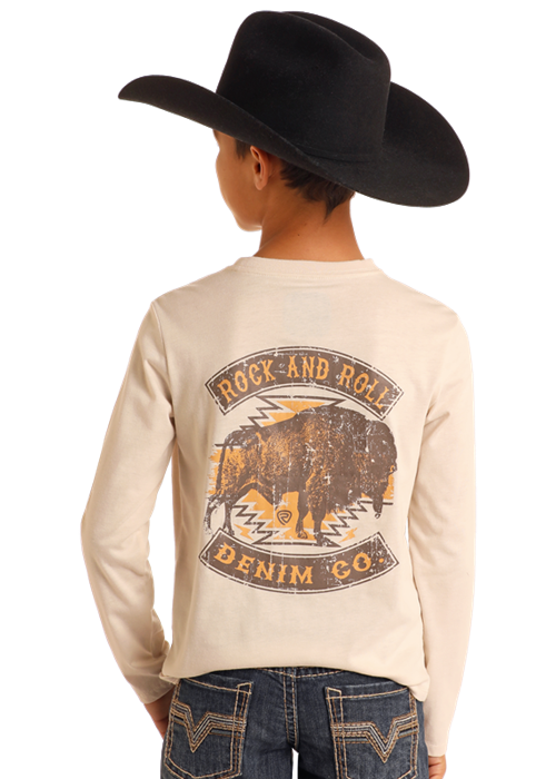 Panhandle Boys Buffalo Graphic Long Sleeve T-Shirt