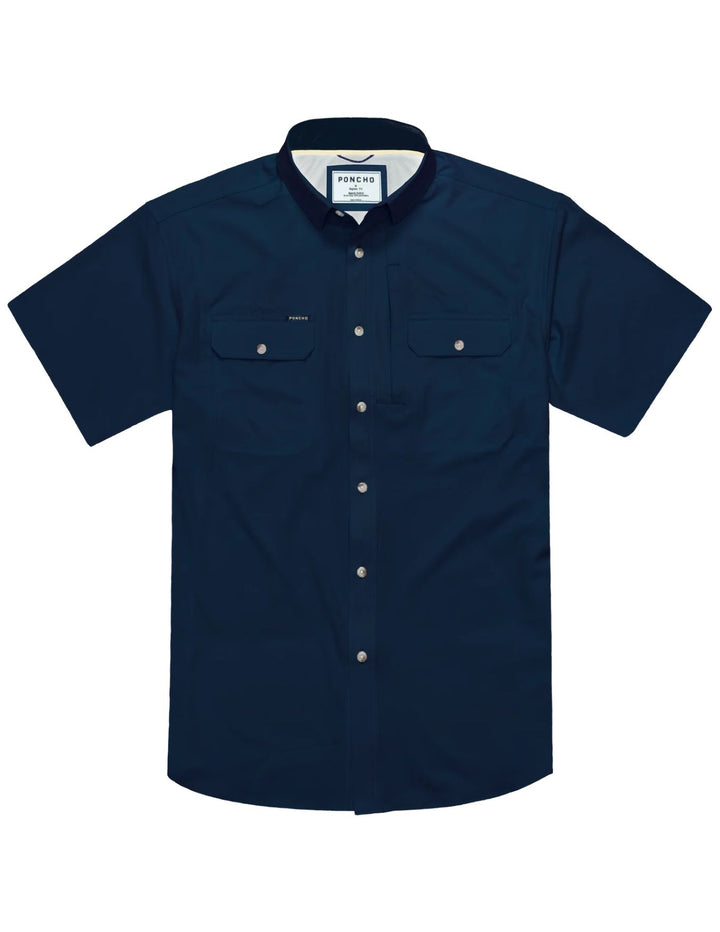 Poncho Mens The Captain Short Sleeve Shirt