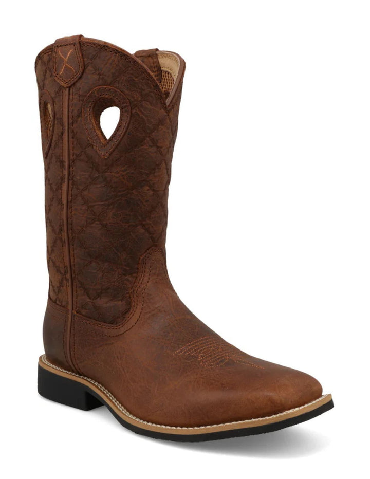 Twisted X Boys Top Hand Rawhide Brown Patina Boots