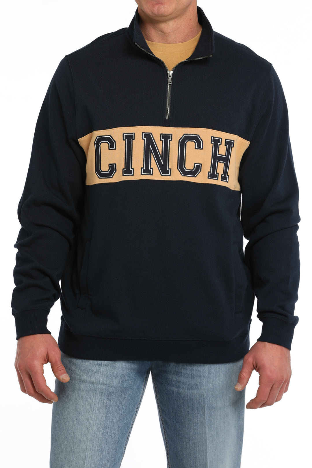 Cinch Mens Navy Pullover