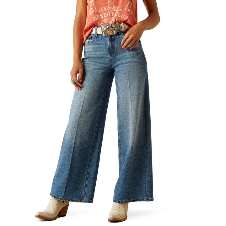 Ariat Womens Ultra High Rise Jazmine Wide Leg Jeans