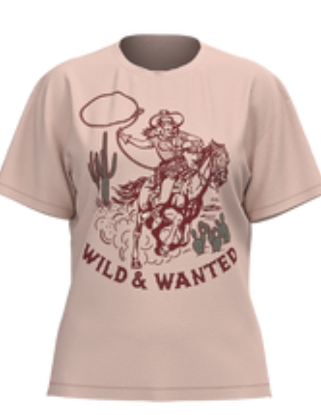 Ariat Womens Pink Wild & Wanted T-Shirt