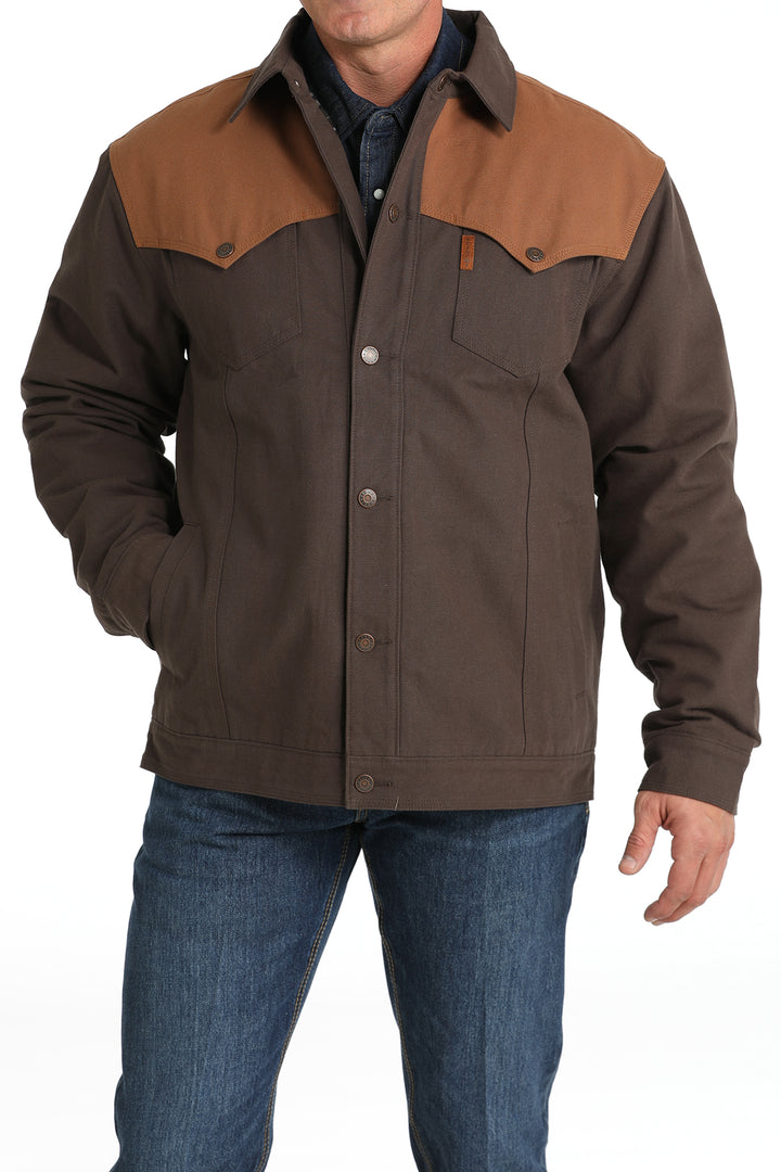 Cinch Mens Brown Canvas Jacket