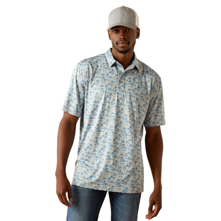 Ariat Mens Charger 2.0 Printed Polo