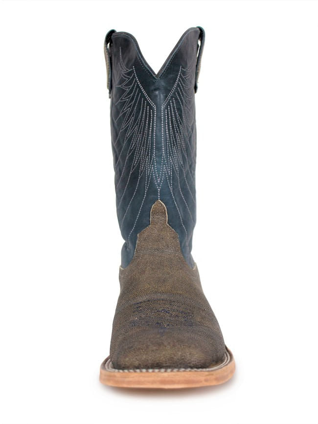 Anderson Bean Bone Washout Elephant Indigo Mens Cowboy Boots