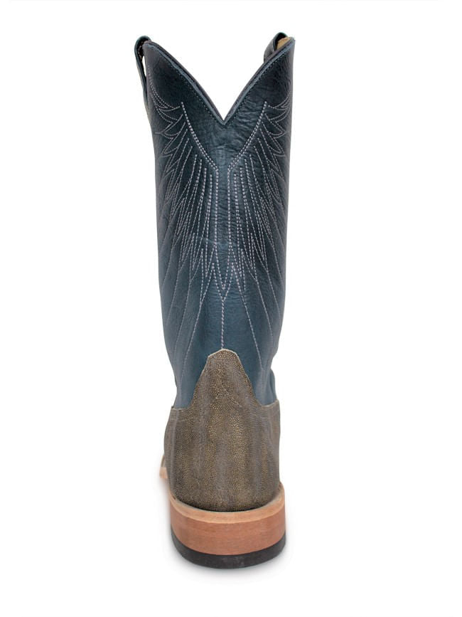 Anderson Bean Bone Washout Elephant Indigo Mens Cowboy Boots