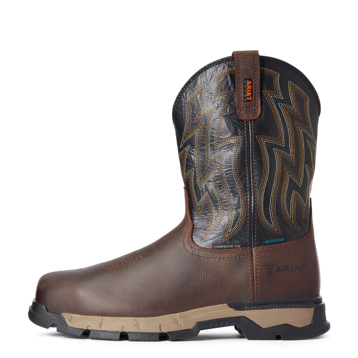 Men's Ariat Rebar Western Flex H2O Composite Work Boots