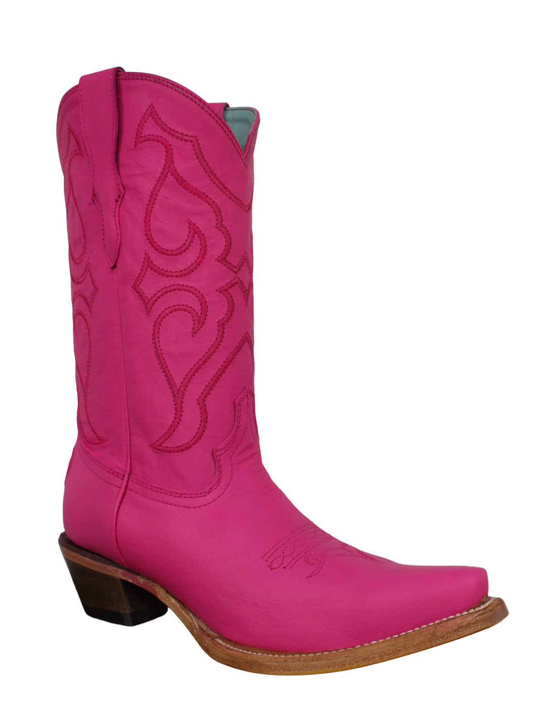 Corral Girls Fuchsia 10" Leather And Embroidery Boots