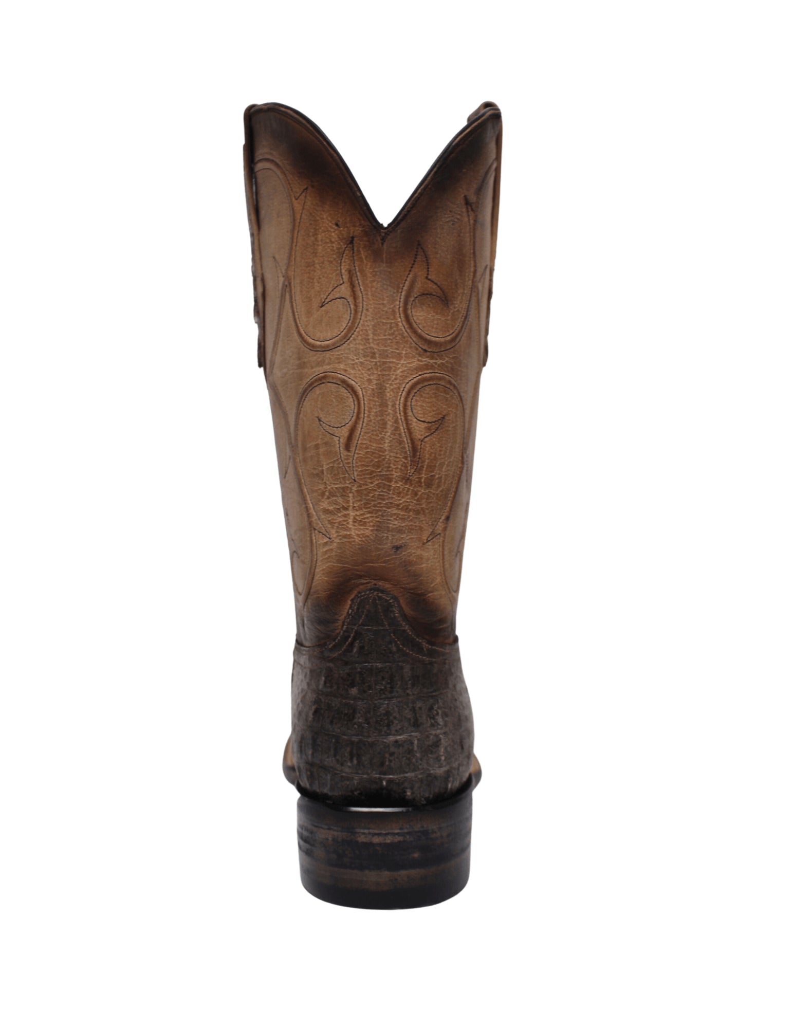 Mens Black Jack Natural Hornback Caiman Crocodile – Texas Boot Company