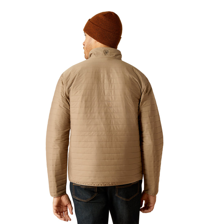 Ariat Mens Wylie Khaki Full Zip Jacket