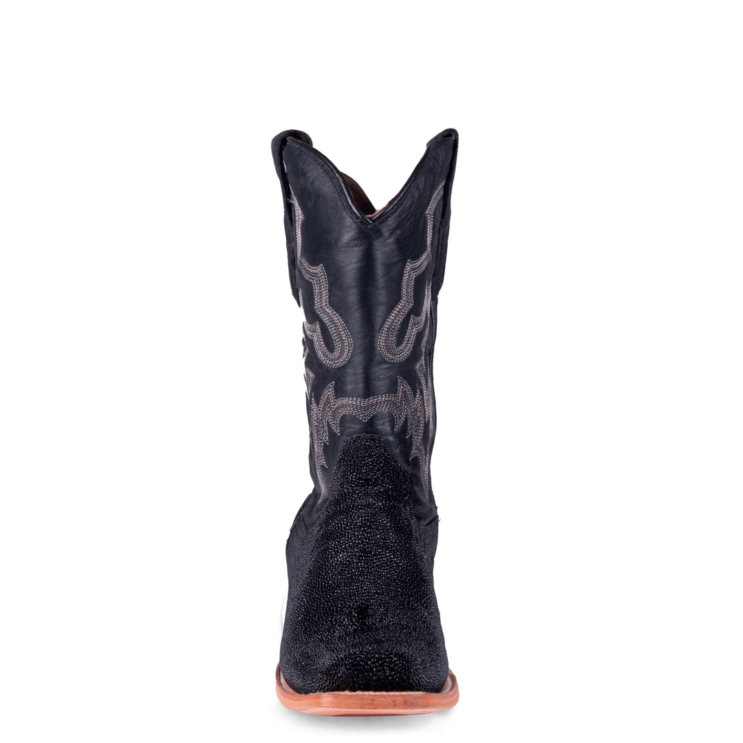 Corral Mens Black Stingray Embroidered Horseman Boots