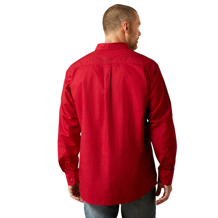 Ariat Mens Red Tyson Classic Fit Shirt