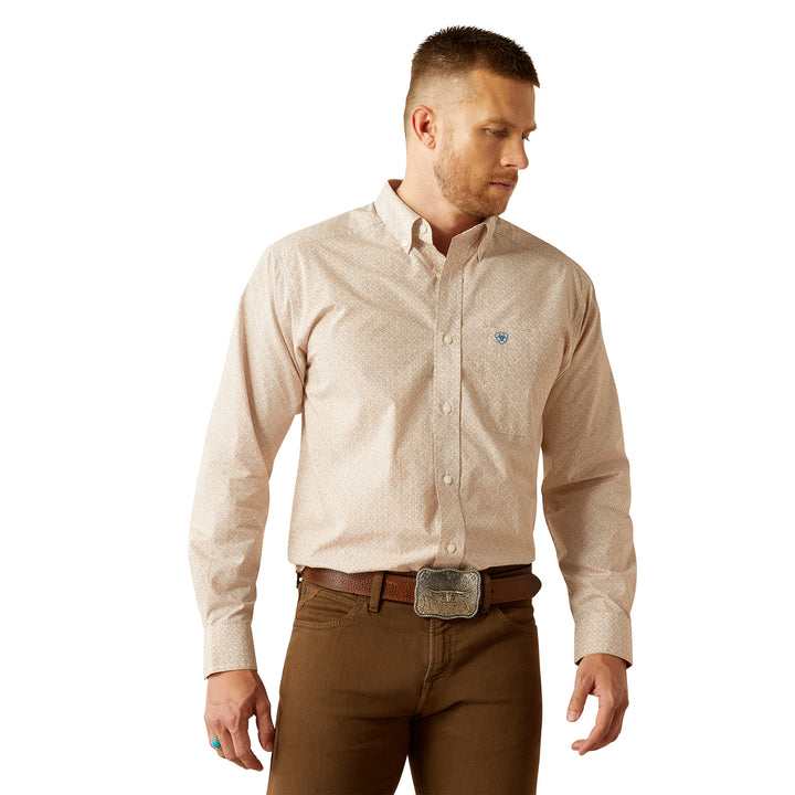 Ariat Mens Johnny Light Brown Shirt