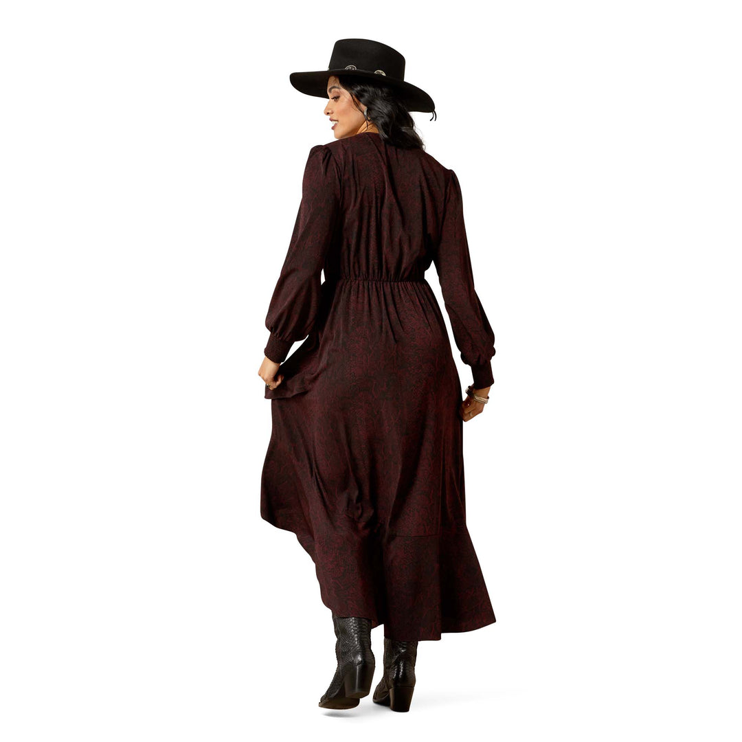 Ariat Womens Port Royale Python Maxi Dress