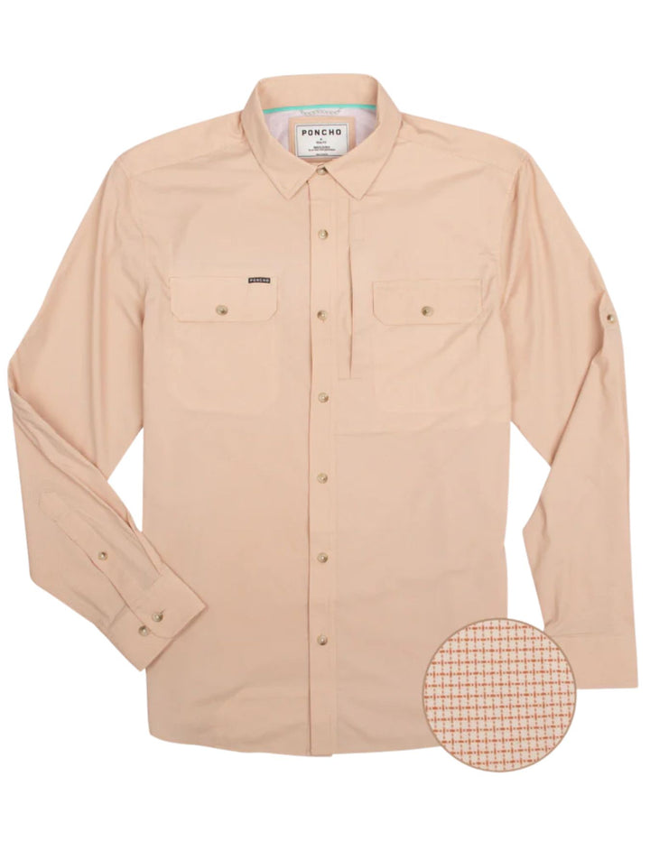 Poncho Mens The Lavaca Long Sleeve Shirt