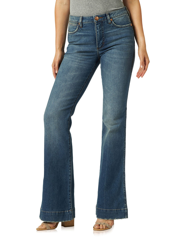 Wrangler Womens High Rise Premium  Jeans