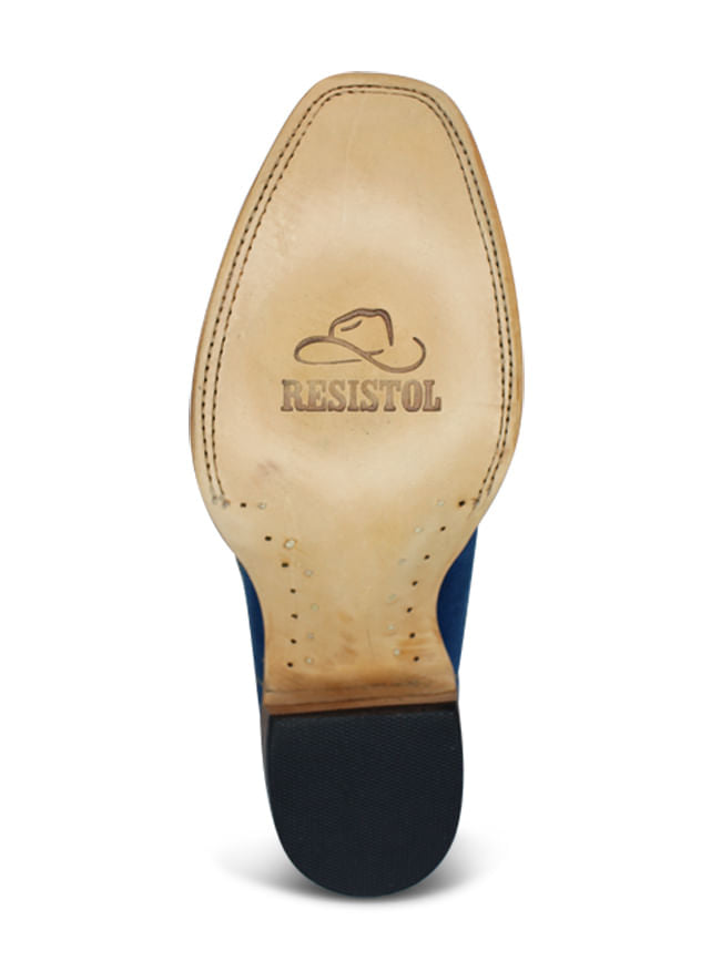 Resistol Mens Navy Roughout Boots