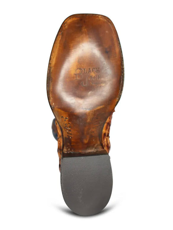Black Jack Mens Vintage Cognac Pirarucu Boots – Texas Boot Company