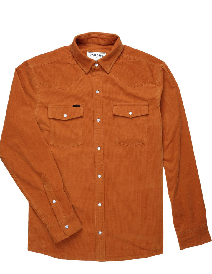 Poncho Mens The 1963 Corduroy Long Sleeve Shirt