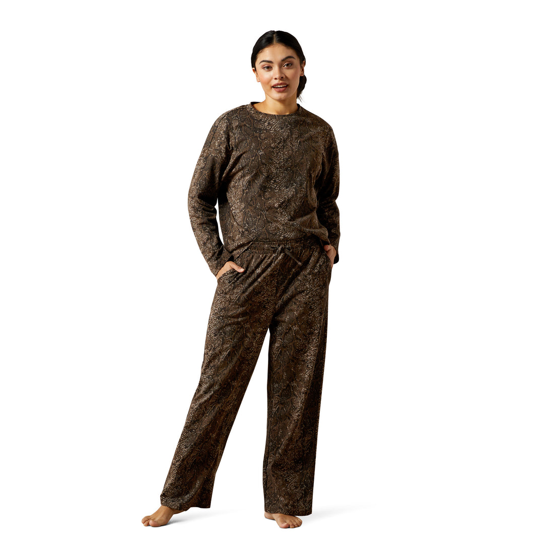 Ariat Womens Snake Print Dreams Pajama Set
