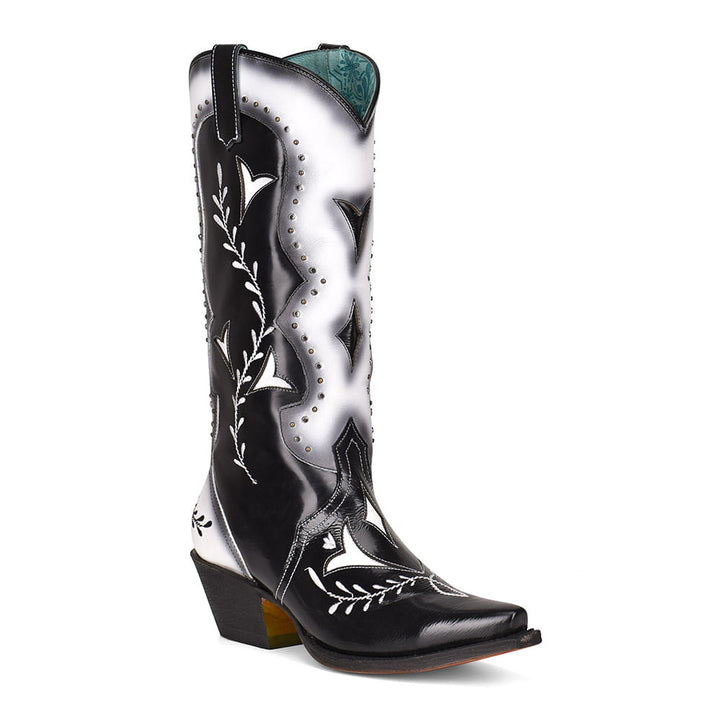 Corral Womens Black Embroidery And Studs Boots