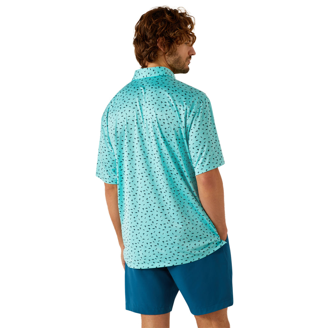 Ariat Mens Aqua Charger 2.0 Printed Polo