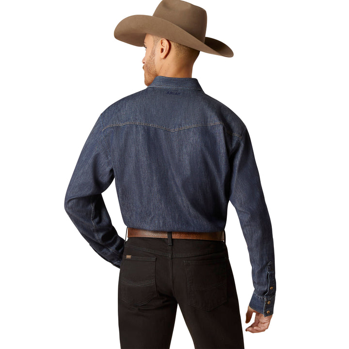 Ariat Mens Classic Denim Long Sleeve Shirt