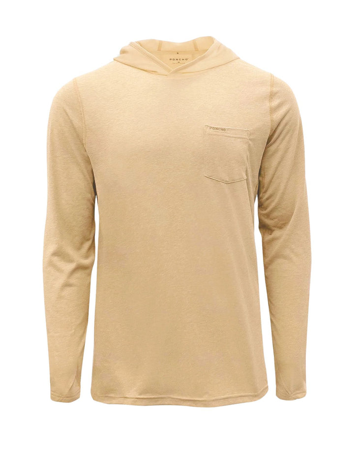 Poncho Mens Warm Sand Performance Hoodie