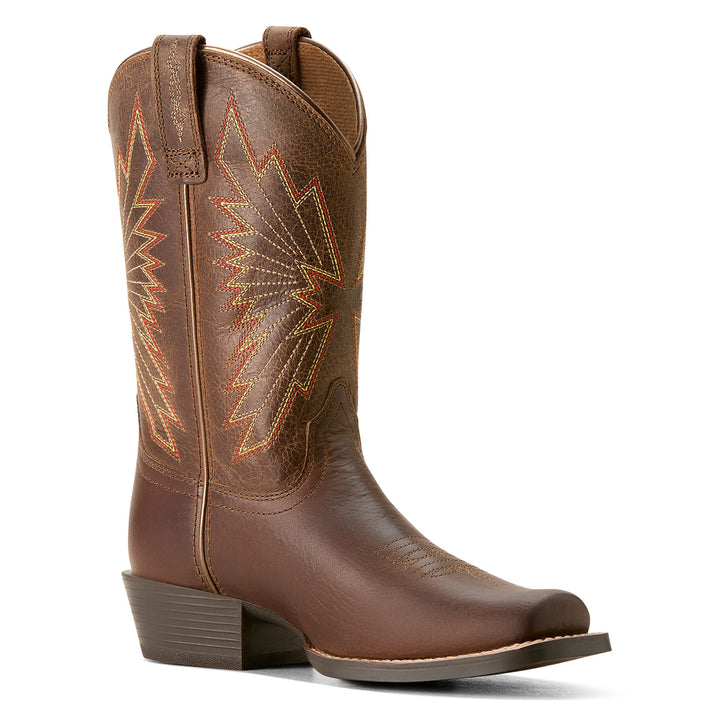 Ariat Girls Decatur Brown Western Boots