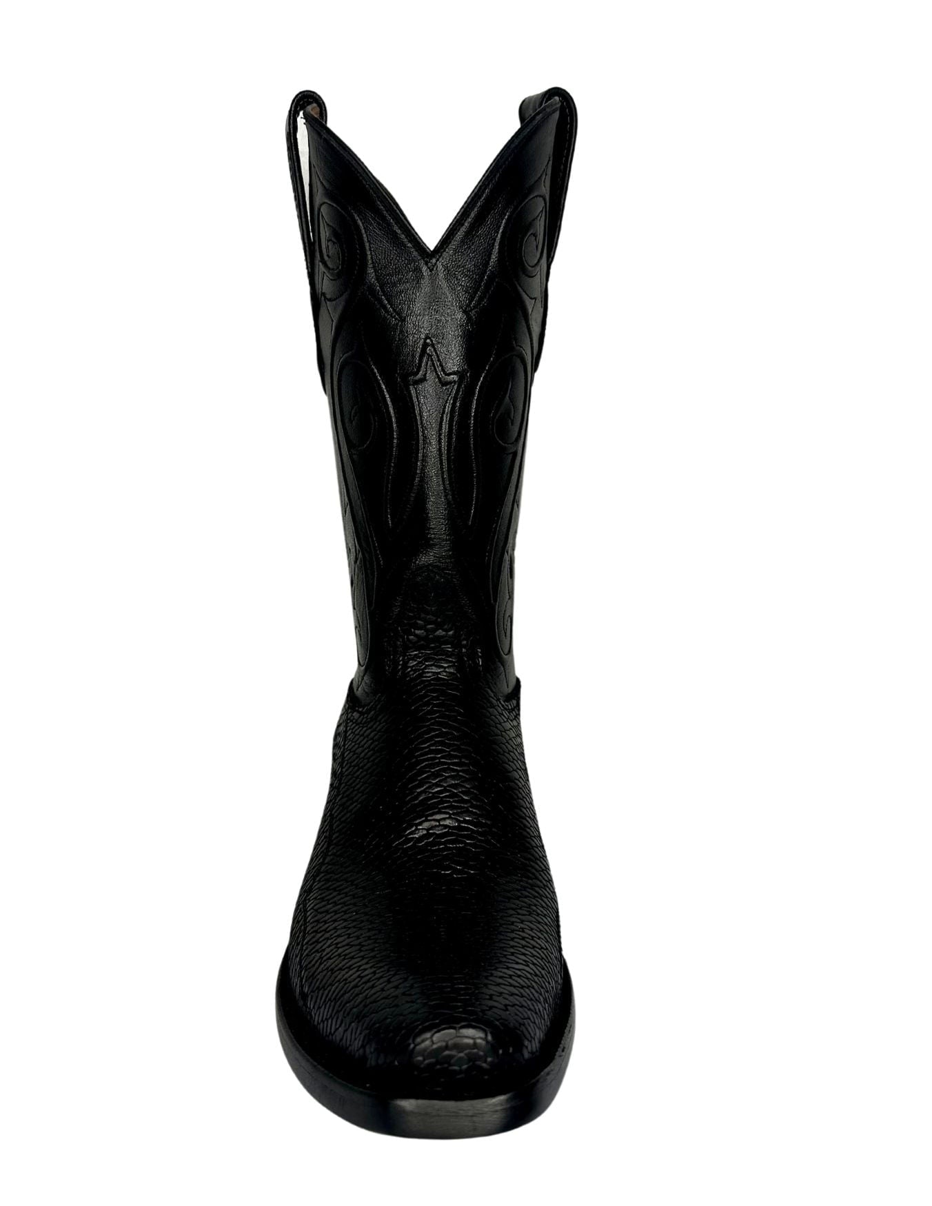 Black Jack Mens Black Beaver Tail Boots – Texas Boot Company