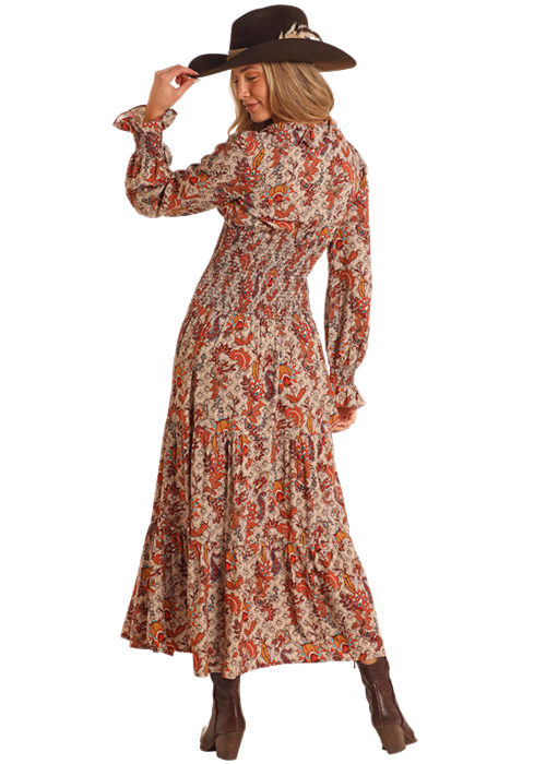 Panhandle Womens Floral Maxi Dress